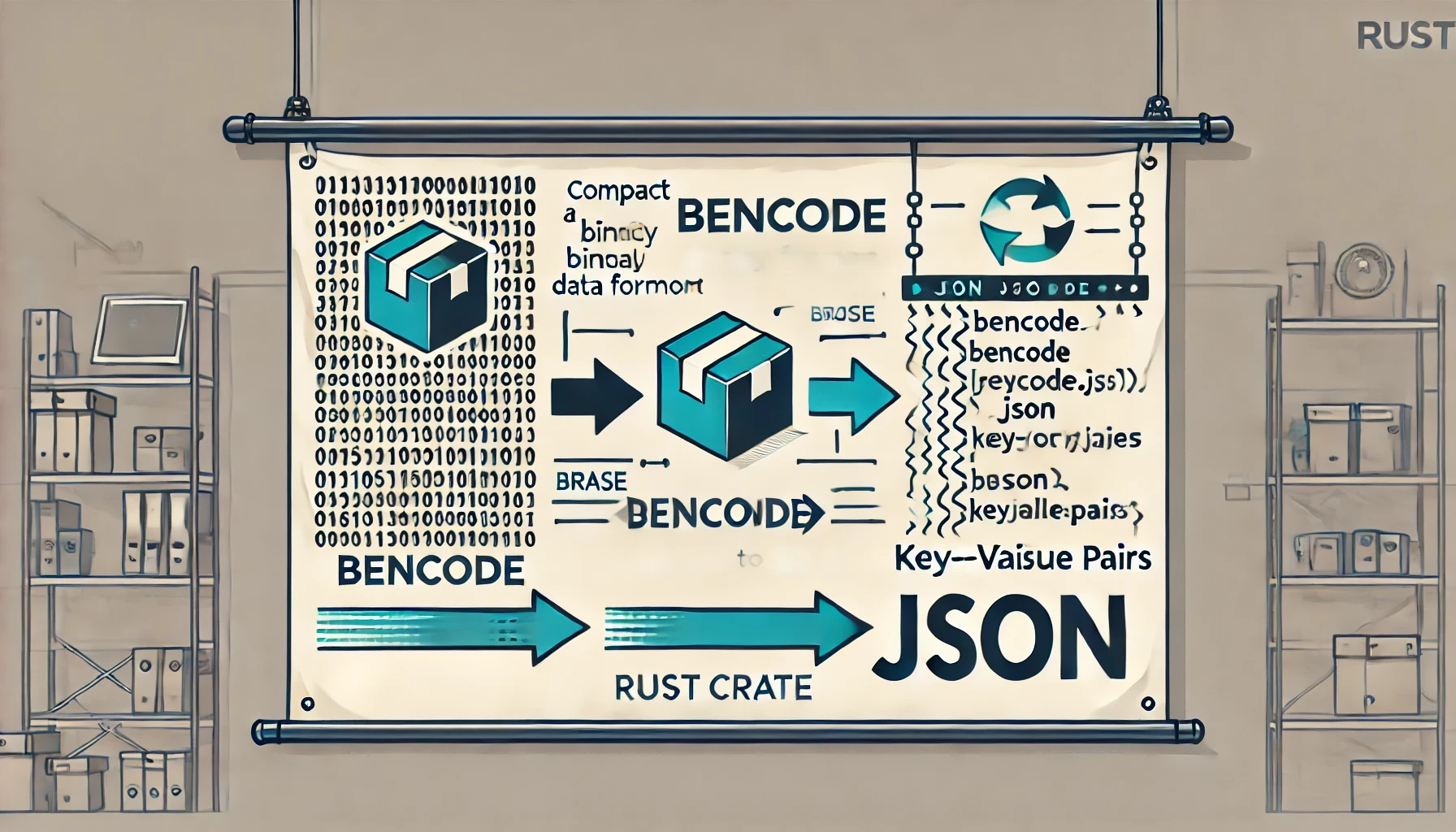 Bencode to JSON Converter in Rust